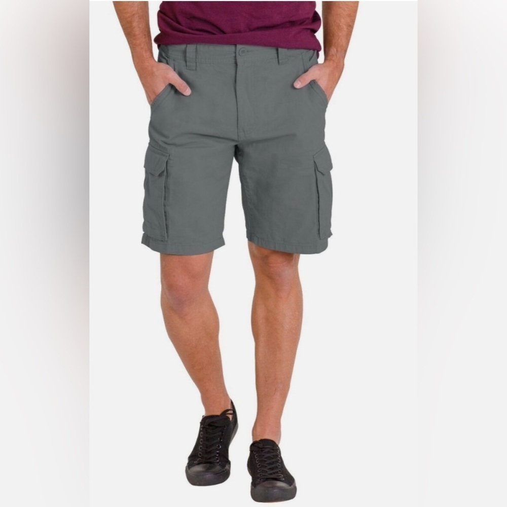 Roebuck Co Men’s Summer Grey Messenger Cargo Shorts 38